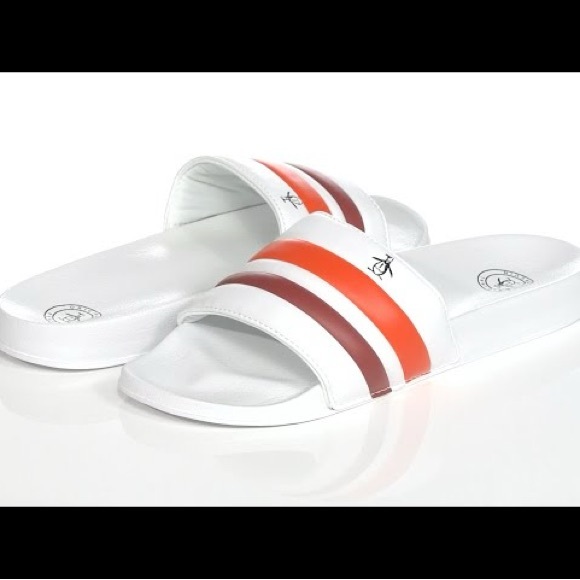 NEW!! Men’s Original Penguin Arthur Slide Sandal Size 13 - Picture 1 of 2